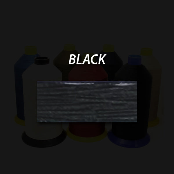 No 69 Bonded Nylon Upholstery Thread Black