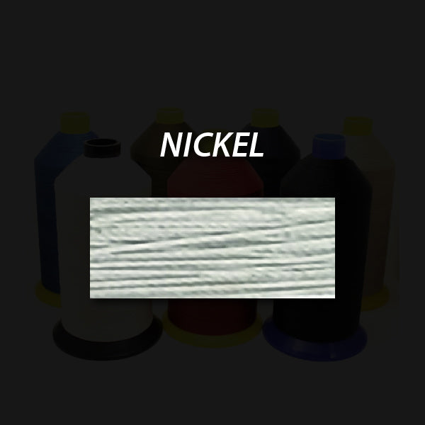 No 69 Bonded Nylon Upholstery Thread Nickel