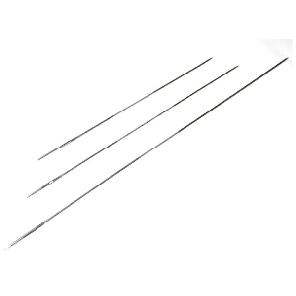 Straight 12 Inch Single Round Point Upholstery Needle