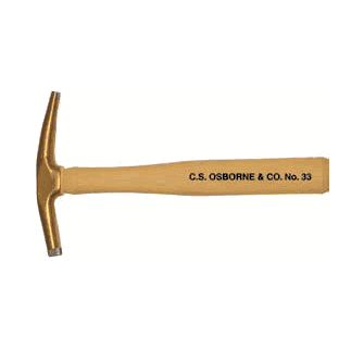 Bronze Magnetic Upholstery Tack Hammer (solid head) 7 0z. No. 33